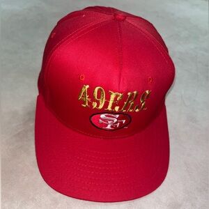 Vintage San Francisco 49ers Team NFL AJD Snapback Hat